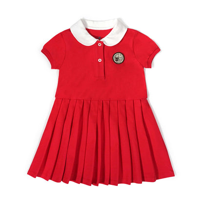 Casper And Lisa Girls Girls Baby Summer Dresses College Polo New Style Skirt Trend