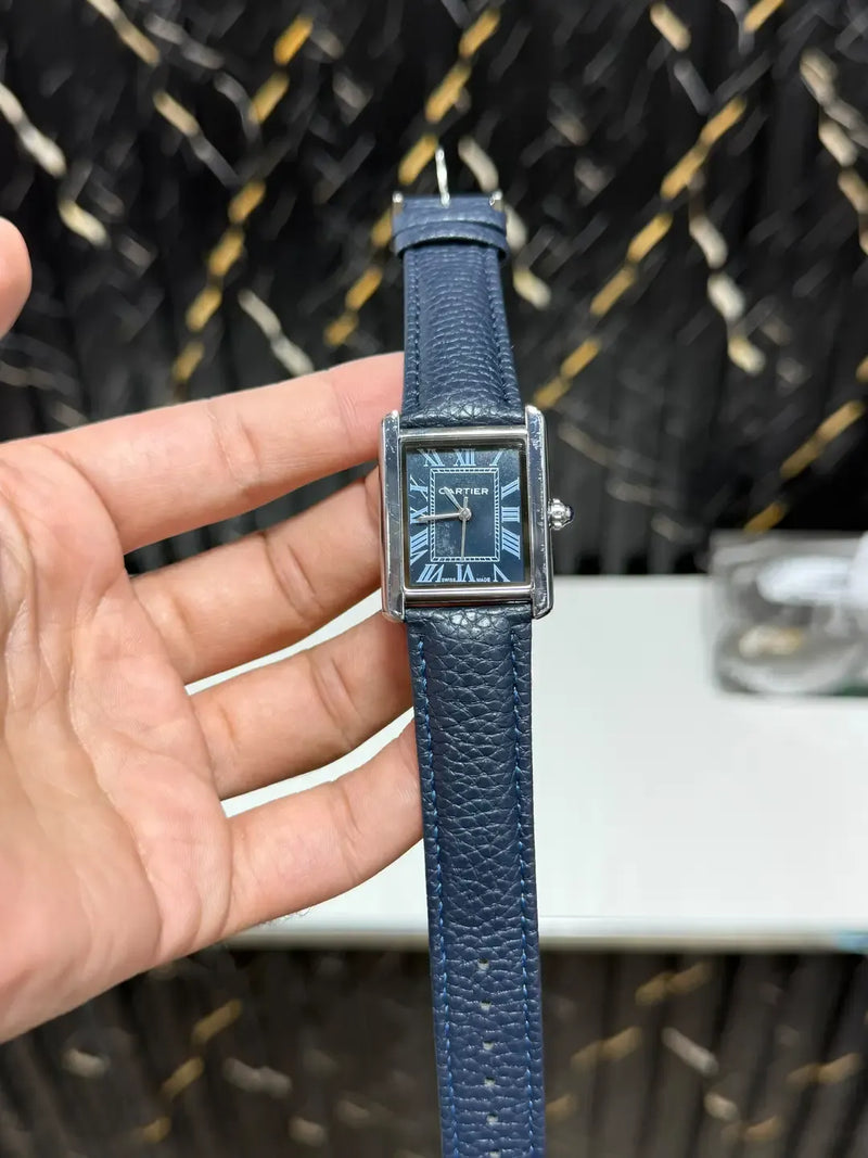 Elegant Vintage Style Leather Strap Watch | Roman Dial — shop at JaanCi