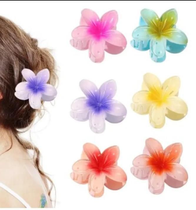 Gradient Flower Hair Clip
