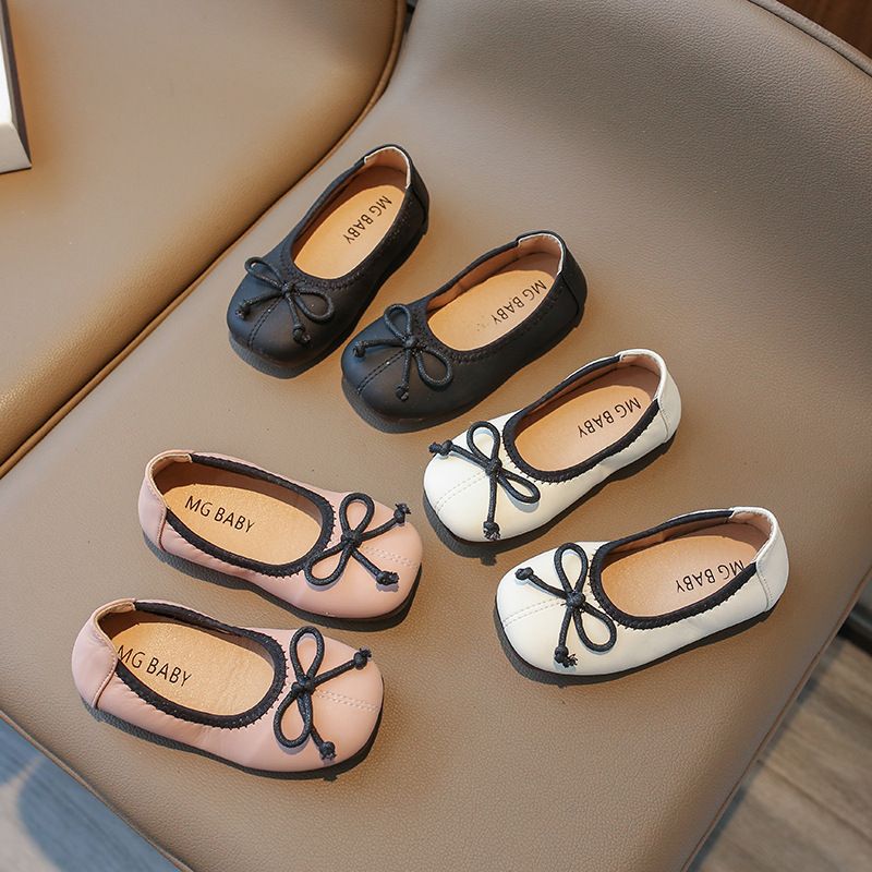 Bow-Tied Princess Flat Shoes for Kids