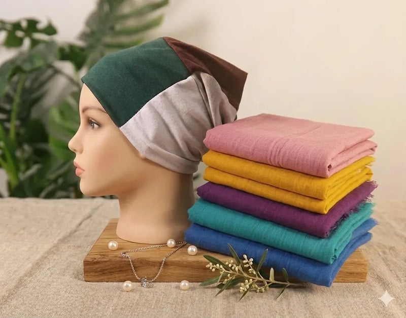 Turkish Lawn Hijab Set (3 Pcs)