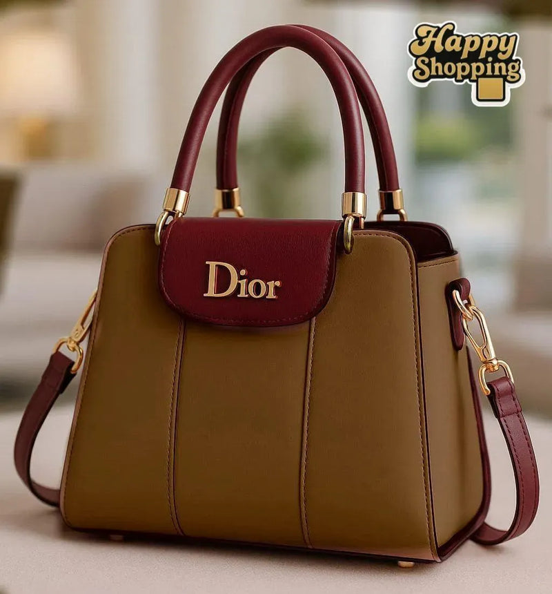Dior-Style Shoulder Bag