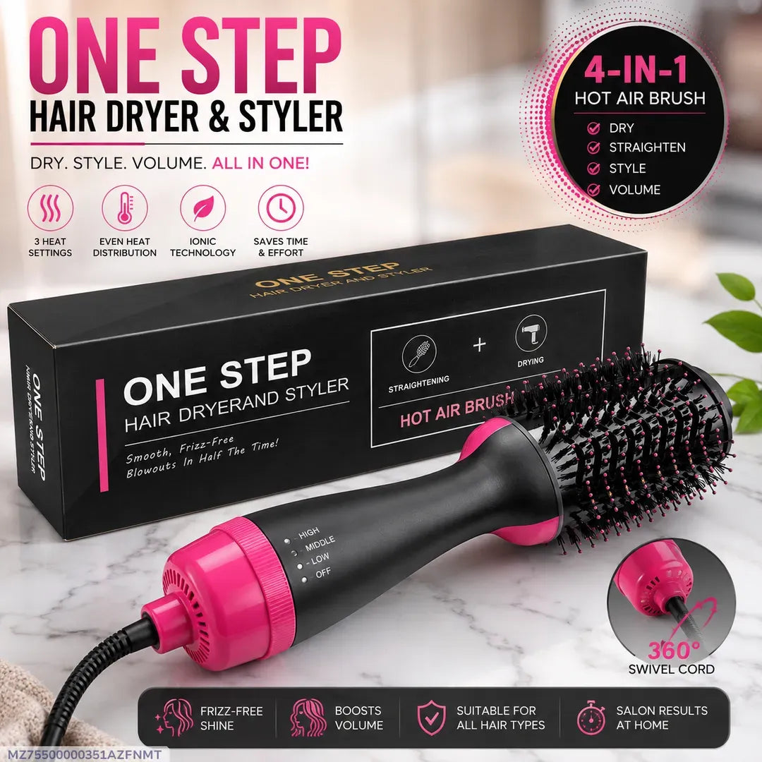 Professional Ionic Hair Styler Brush